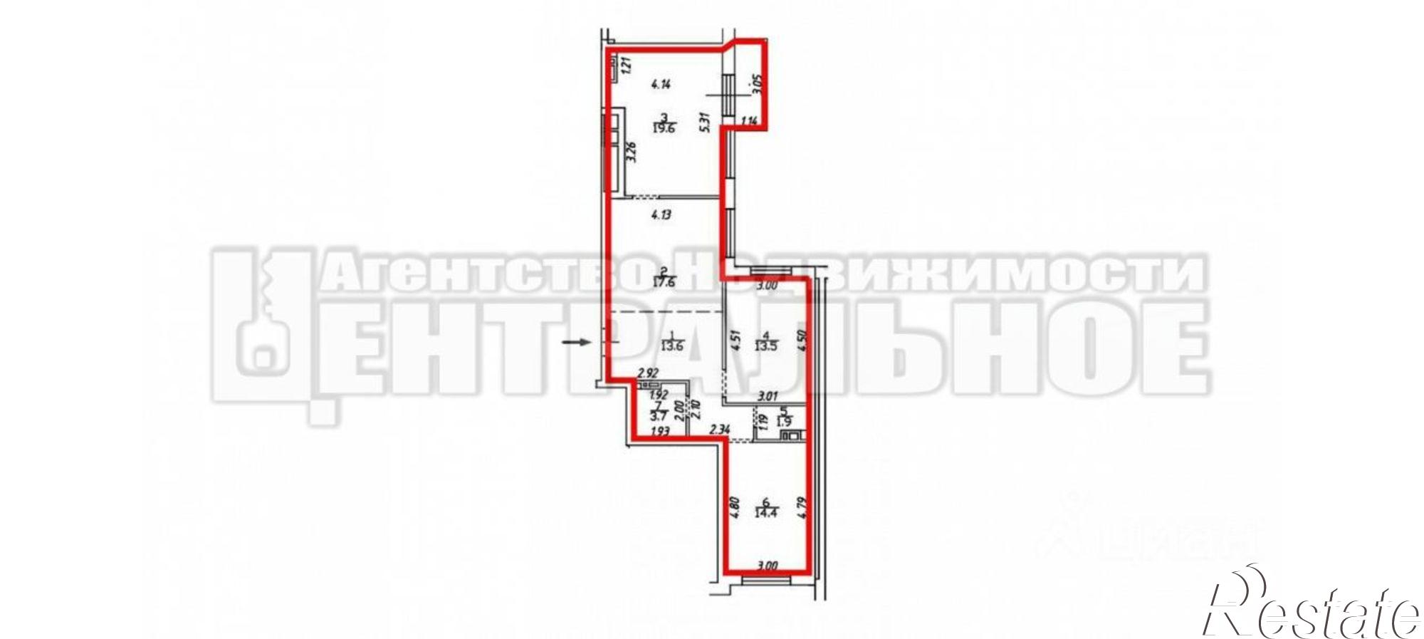 Купить квартиру за 9 194 550 рублей на улица Александра Степанова, 12