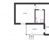 2-комн, 59кв м, этаж 1/1 переулок Рошаля, 9