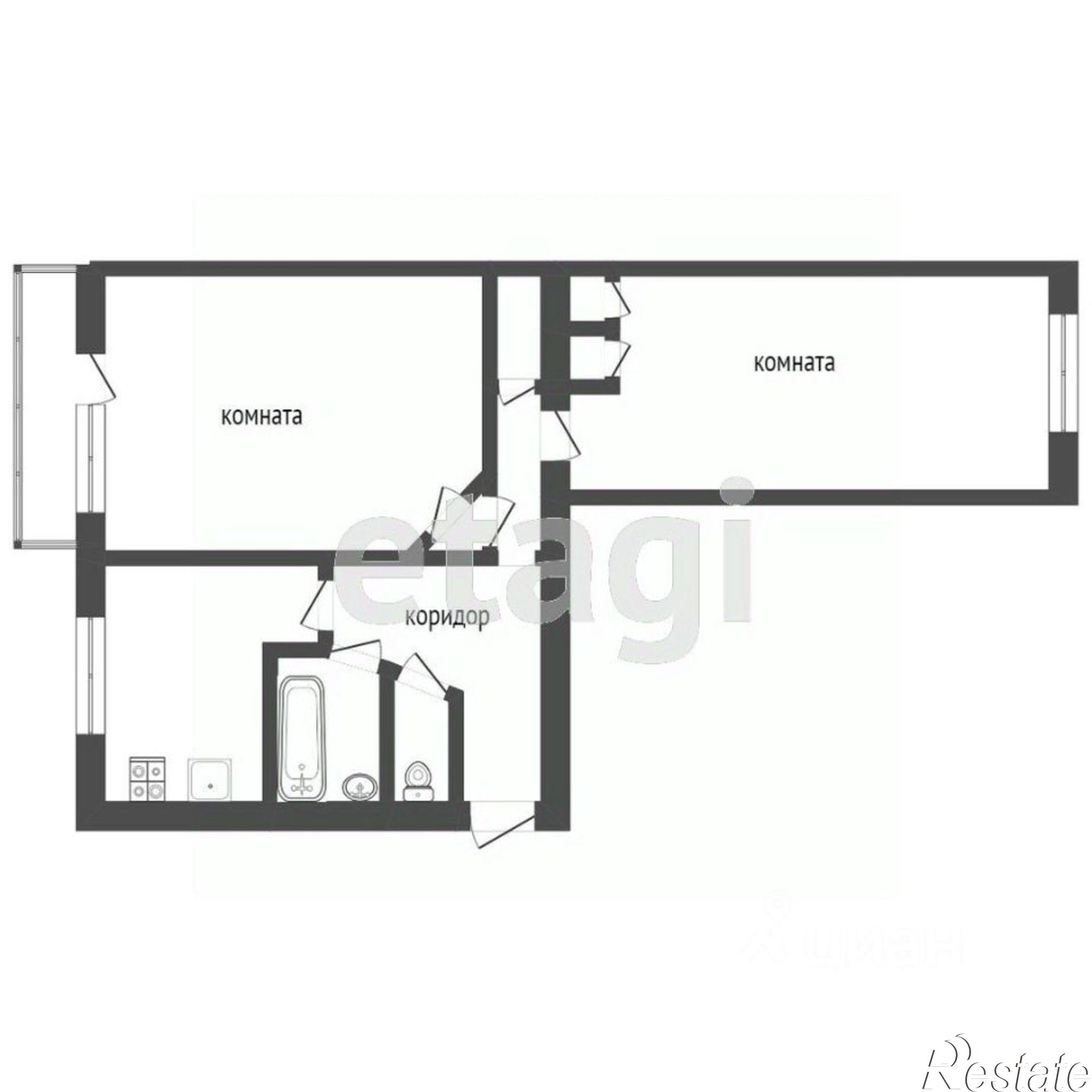 Купить квартиру за 3 900 000 рублей на Госпитальная улица, 27