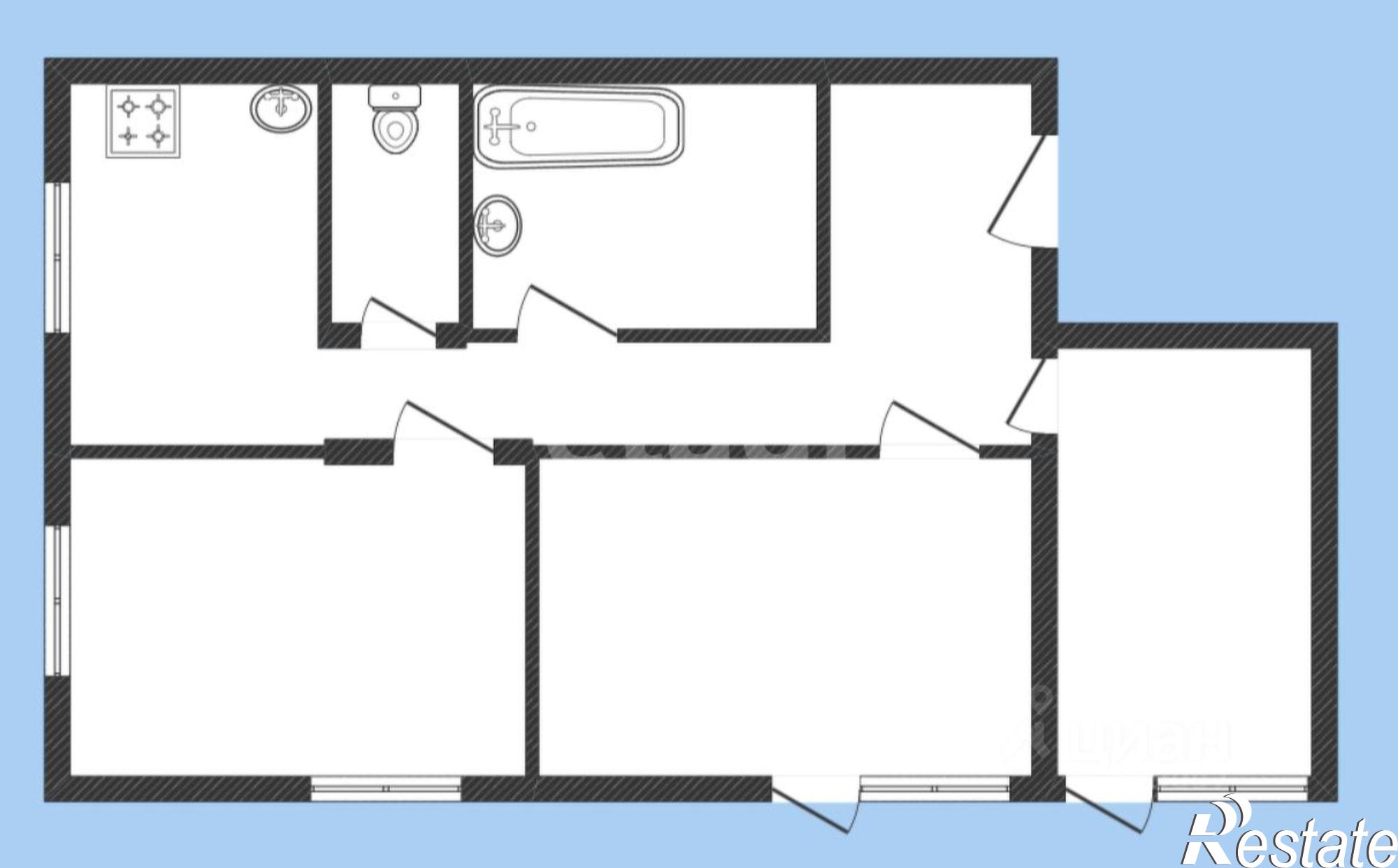 Купить квартиру за 3 800 000 рублей на улица Кутузова, 3