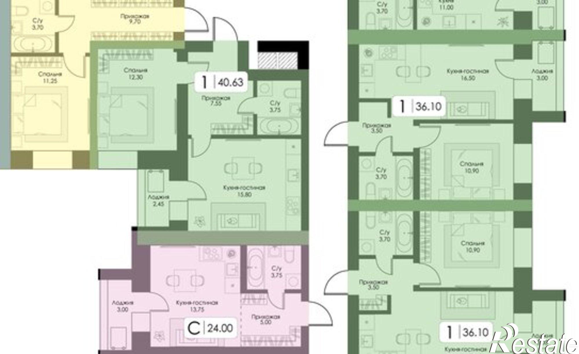 Купить квартиру за 6 717 450 рублей на Ипподромный проезд, 24