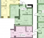 2-комн, 57 кв м, этаж 6/10 Ипподромный проезд, 24