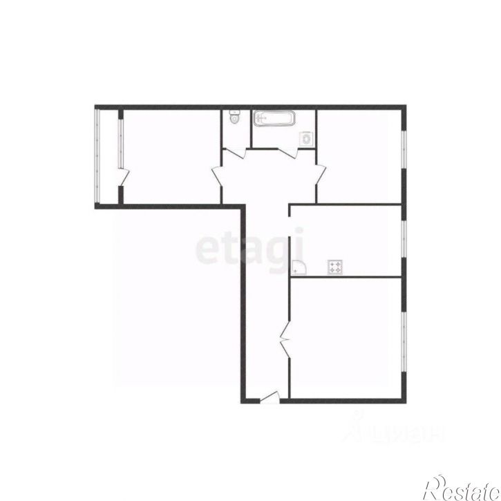3-комн квартира пр-кт Металлургов, 11,  д. 11
